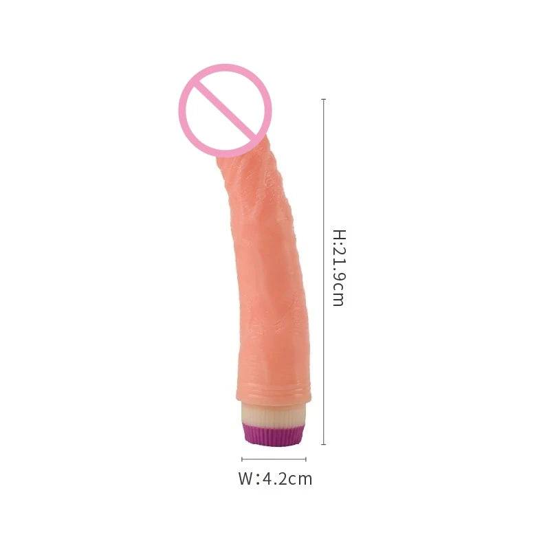 Large G-Spot Vibrator – Huge Dildo for Clitoral and Vaginal Stimulation