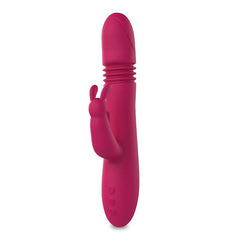 USB Rechargeable Rabbit Dildo Vibrator – 10-Frequency G-Spot & Clitoral Stimulation for Women