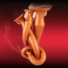 Super Long Flexible Silicone Anal Plug and Dildo - Prostate Massager and Dilator for Men, Women, and Couples for Deep Exploration and Sensual Play