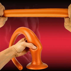 Super Long Flexible Silicone Anal Plug and Dildo - Prostate Massager and Dilator for Men, Women, and Couples for Deep Exploration and Sensual Play