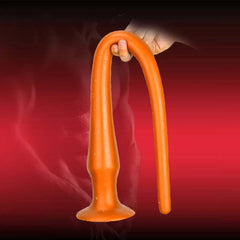 Super Long Flexible Silicone Anal Plug and Dildo - Prostate Massager and Dilator for Men, Women, and Couples for Deep Exploration and Sensual Play