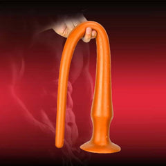 Super Long Flexible Silicone Anal Plug and Dildo - Prostate Massager and Dilator for Men, Women, and Couples for Deep Exploration and Sensual Play