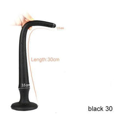 Super Long Flexible Silicone Anal Plug and Dildo - Prostate Massager and Dilator for Men, Women, and Couples for Deep Exploration and Sensual Play