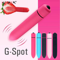 10-Speed Mini Bullet Vibrator: Vaginal Massage Dildo Sex Toy for Women,  Stick for Adult Games - Clitoris Stimulator, Erotic Product