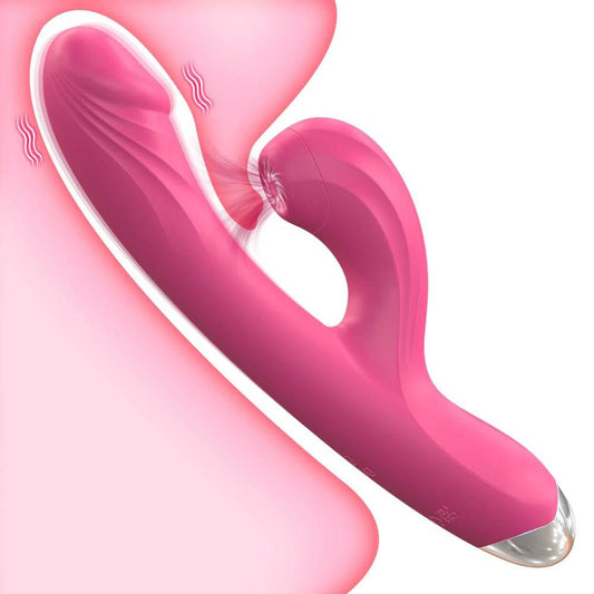 Rabbit Sucker G-Spot Vibrator for Women: 20 Powerful Modes, Clit and Vagina Stimulator, Anal Plug Dildo - Adult Sex Toy for Females