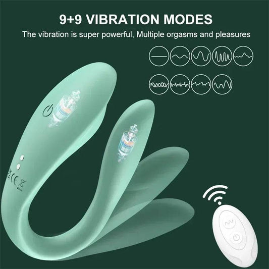 Wireless Remote-Controlled U-Shaped Dildo