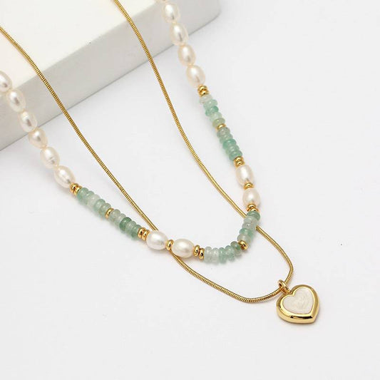 Double-layer Freshwater Pearl Necklace