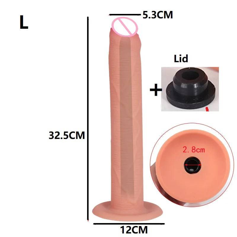 HydroPulse Douche & Pleasure Wand - Flexible Silicone Anal Cleaner and Intimate Stimulation Tool for Men, Women, and Couples