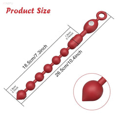 VibroPulse Beads - Vibrating Silicone Prostate Massager