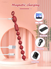 VibroPulse Beads - Vibrating Silicone Prostate Massager