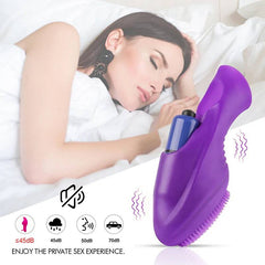 Finger Vibrator for G-Spot, Clitoral, & Vaginal Stimulation | Orgasm Massager & Masturbator | Erotic Finger Sleeve Sex Toys for Women & Men