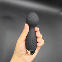 Rechargeable Silicone Wand Massager with 20 Patterns and 8 Speeds