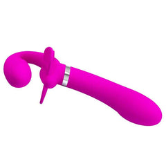 Pretty Love 12-Speed Strap-On Vibrator | Double Penetration Dildo for Lesbian Couples & Women