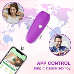 Mini Bullet Vibrator with Wireless Bluetooth APP