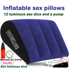 Inflatable Assist Sex Pillow: BDSM Sofa, Multifunctional Sex Furniture for Couples - Travel-Friendly Couple Supplies