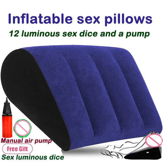 Inflatable Assist Sex Pillow: BDSM Sofa, Multifunctional Sex Furniture for Couples - Travel-Friendly Couple Supplies