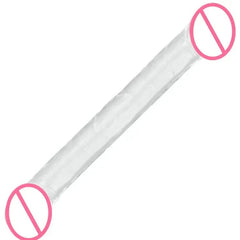 Double Head Dildo Long Jelly Realistic Dildo Double Ended Dildo Flexible Penis for Women Masturbator Sex Toys for Lesbian