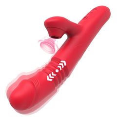 Heating Dildo Vibrator with Clitoral Suction & G-Spot Rotation – Ultimate Pleasure Massager for Women