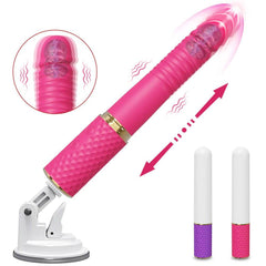 Telescopic Dildo Vibrator Sex Machine: Automatic Up-Down Massager, G-Spot Thrusting Retractable Vaginal Toy - Female Masturbation