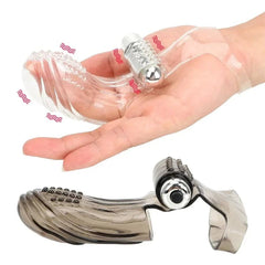 Powerful Finger Vibrator Sleeve | Female Masturbator & G-Spot Massager | Clitoral Stimulator Dildo | Adult Sex Product