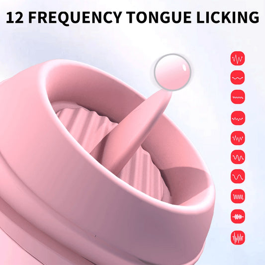 Rechargeable Tongue Licking Vibrator