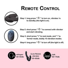 Strapless Strap-On Dildo Vibrator with Remote Control | G-Spot & Clitoral Stimulator | Sex Toy for Women & Lesbian Couples