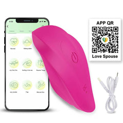 Wearable Vibrator Panties with App Remote Control – Clitoral & Vagina Stimulator