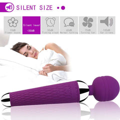 Wireless 10-Speed Vibrator for Women: Magic Wand Dildo, Anal & Clitoris Stimulator - Female Masturbator Sex Toy