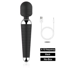 Wireless 10-Speed Vibrator for Women: Magic Wand Dildo, Anal & Clitoris Stimulator - Female Masturbator Sex Toy