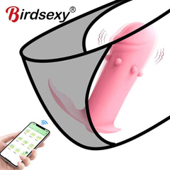 Wireless Bluetooth APP Dildo Vibrator for Women Clitoris Stimulator G Spot Massager Wear Vibrating Egg Sex Toys for Women Adults