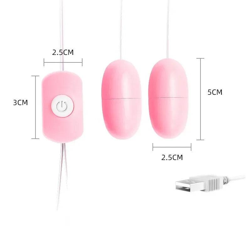 Women's Masturbation Tongue Licking Egg Vibrator: Vagina Ball G-Spot and Clitoris Stimulator - Adult Sex Toy for Couples, Intimate Products - Passion Pulse Adult