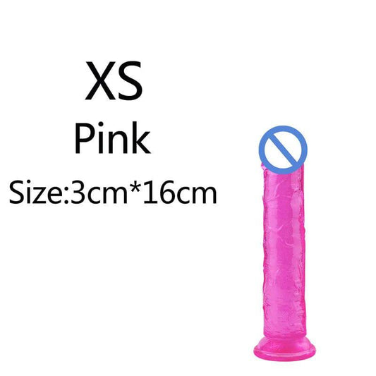 Affordable Realistic Jelly Dildo – 6 Sizes