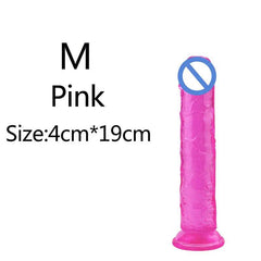 Affordable Realistic Jelly Dildo – 6 Sizes