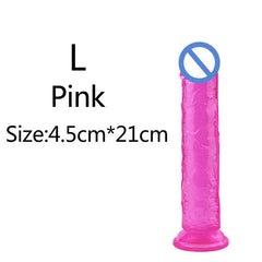 Affordable Realistic Jelly Dildo – 6 Sizes