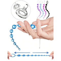 10 Beads Anal Silky Sensation - 10-Bead Silicone Pleasure String