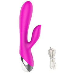 10-Speed USB Rechargeable Rabbit Vibrator – Powerful G-Spot & Clitoral Stimulator