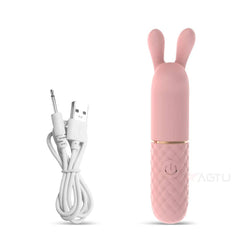 Fast Orgasm Mini Rabbit Bullet Vibrator for Women 10 Speed Clitoris Stimulator Rechargeable Masturbation Sex Toy for Adult Goods