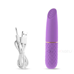 Fast Orgasm Mini Rabbit Bullet Vibrator for Women 10 Speed Clitoris Stimulator Rechargeable Masturbation Sex Toy for Adult Goods