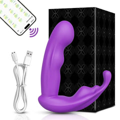 APP-Controlled Vibrator for Women: Clitoris Stimulator, G-Spot Vagina Massager, Wearable Dildo - Adult Sex Toy for Couples