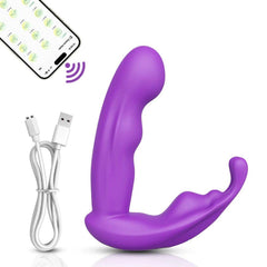 APP-Controlled Vibrator for Women: Clitoris Stimulator, G-Spot Vagina Massager, Wearable Dildo - Adult Sex Toy for Couples