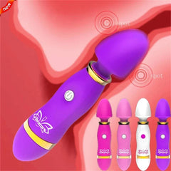 Powerful Mini Vibrator: Sex Toy for Women, Vagina and Anal Plug, Magic Wand for Soft Erotic Massage, G-Spot Orgasm Stimulator - Adult Product