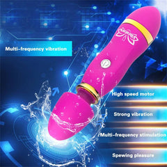 Powerful Mini Vibrator: Sex Toy for Women, Vagina and Anal Plug, Magic Wand for Soft Erotic Massage, G-Spot Orgasm Stimulator - Adult Product