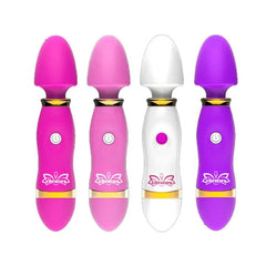 Powerful Mini Vibrator: Sex Toy for Women, Vagina and Anal Plug, Magic Wand for Soft Erotic Massage, G-Spot Orgasm Stimulator - Adult Product