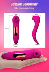 Powerful Sucker Clitoris Sucking Vibrator Female Clit Nipple Oral Vacuum Stimulator Massager Sex Toys for Women Adults Goods