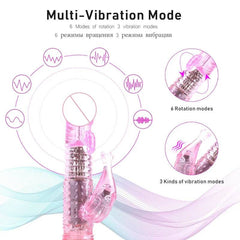 Powerful Thrusting Rabbit Vibrator – Realistic G-Spot & Clitoral Massager