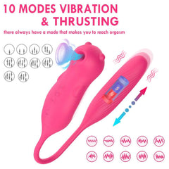 Sucking Vibrator with G-Spot & Clitoral Stimulator