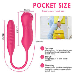 Sucking Vibrator with G-Spot & Clitoral Stimulator