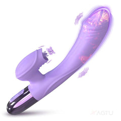 Tongue Licking Dildo Vibrator