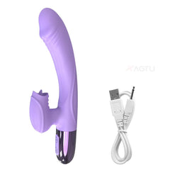 Tongue Licking Dildo Vibrator