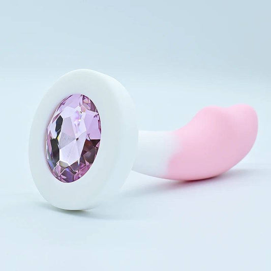 Silicone Anal Plug Set – Crystal Base Anal Trainer in 3 Sizes